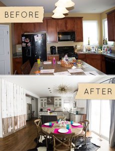 Aranżacja kuchni before & after